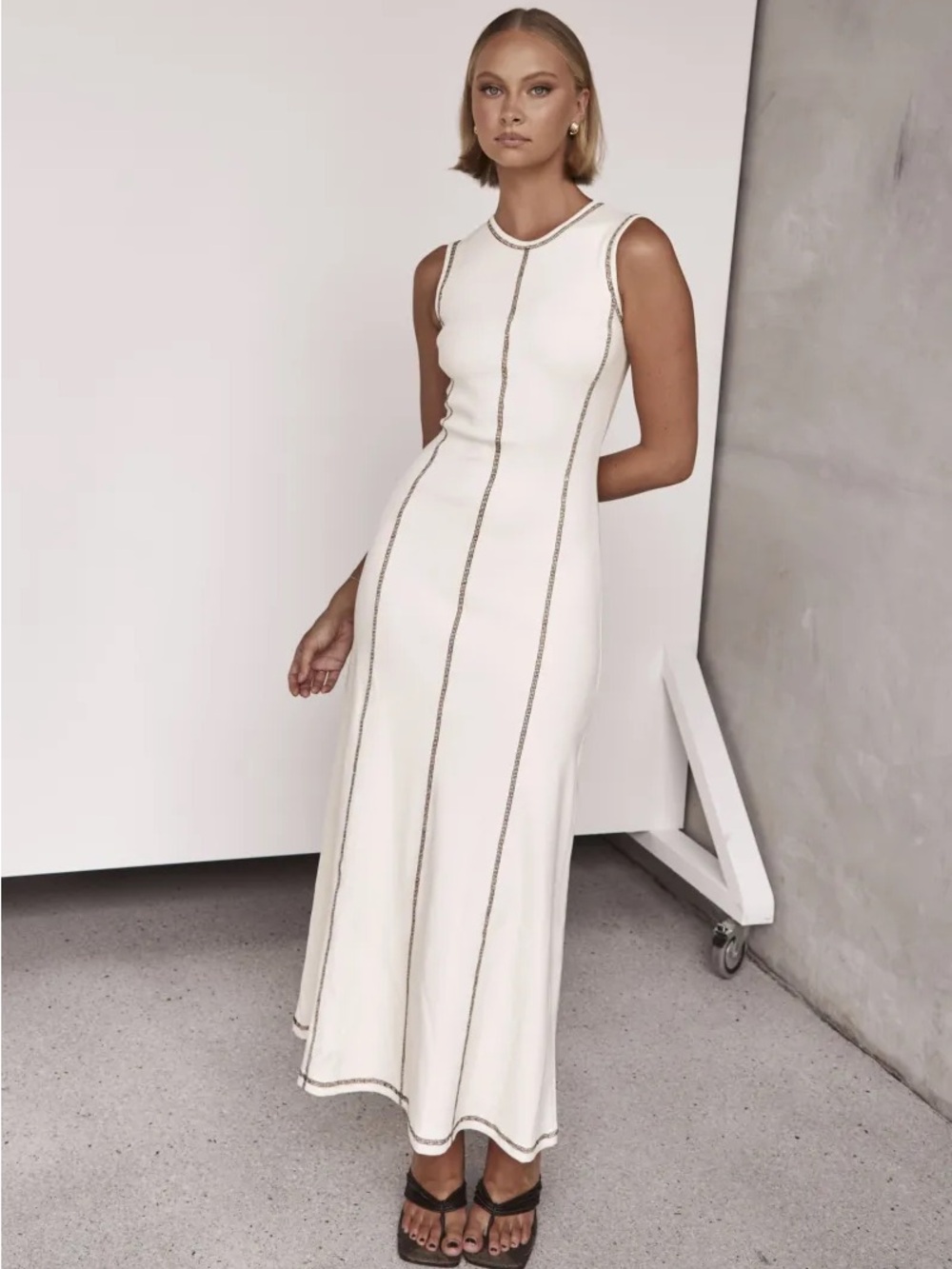 Runway Scout Blane Ribbed Maxi Dress